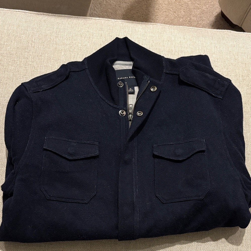 Banana Republic Navy Men's  Sweater Jacket
